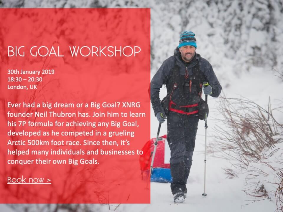 Neil Thubron's big goal workshop