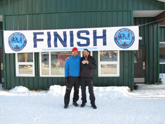 Neil Thubron wins the Yukon Arctic Challenge 2015